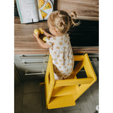 tiSsi® Sun Yellow Laquer Felix Læringstårn Massiv Bøg