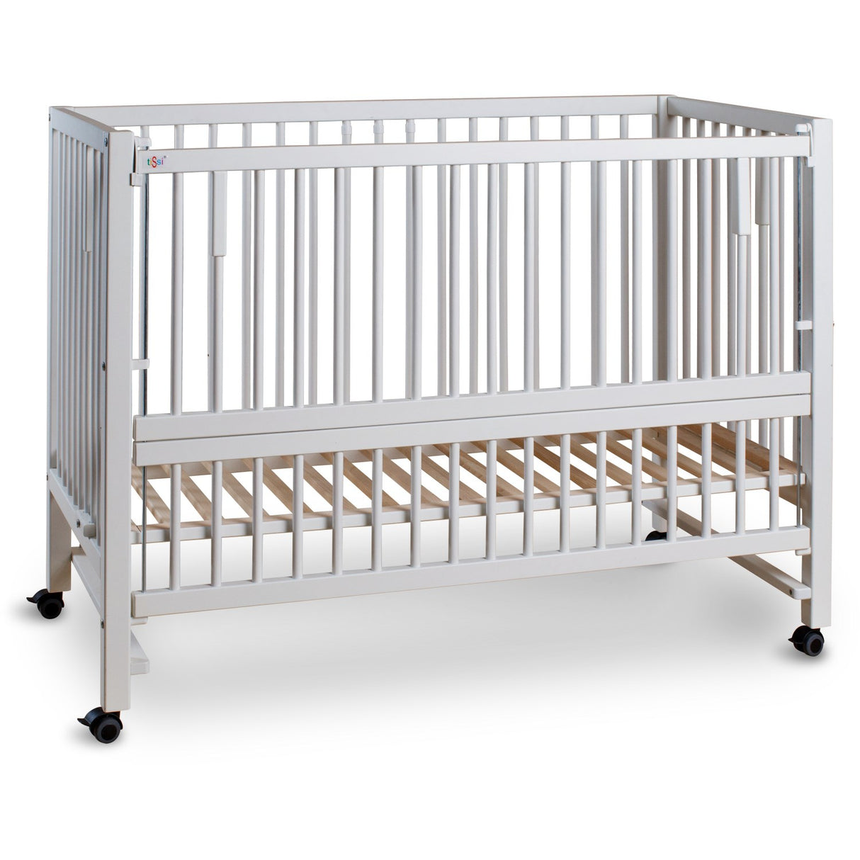 tiSsi® White Laquer Hajo Barneseng Massiv Bøg