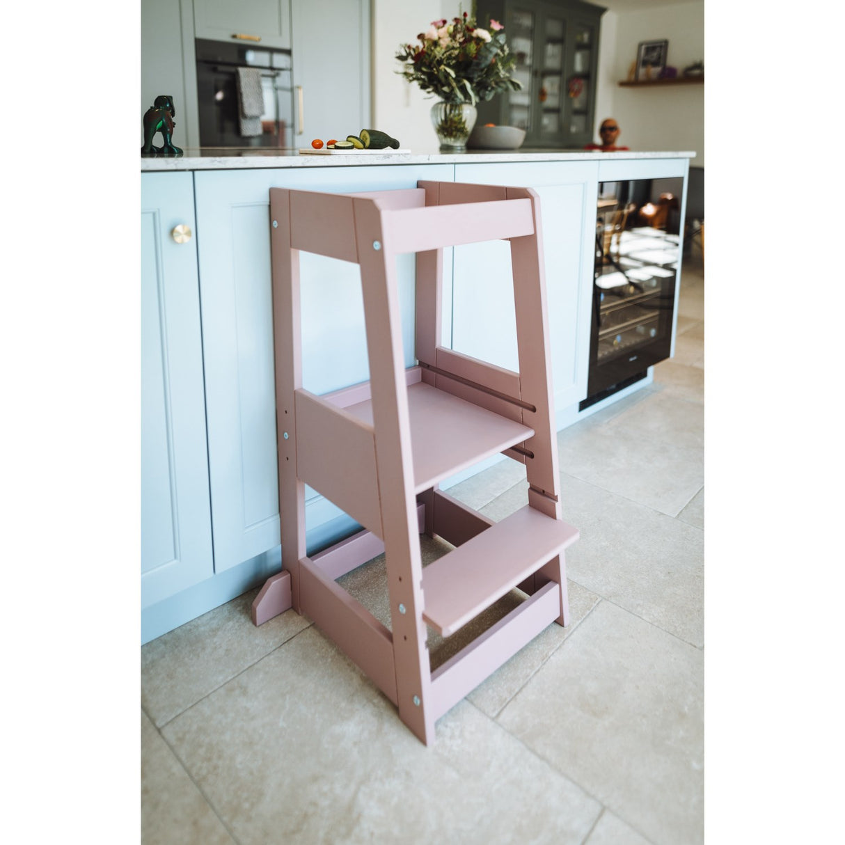 tiSsi® Oriental Rosa Laquer Felix Læringstårn Massiv Bøg