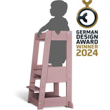 tiSsi® Oriental Rosa Laquer Felix Læringstårn Massiv Bøg