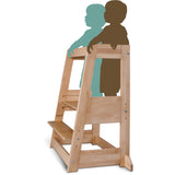 tiSsi® Nature Felix Tvillinge Læringstårn Massiv Bøg