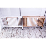 tiSsi® White Laquer Jori Sammenklappelig Seng Massiv Bøg