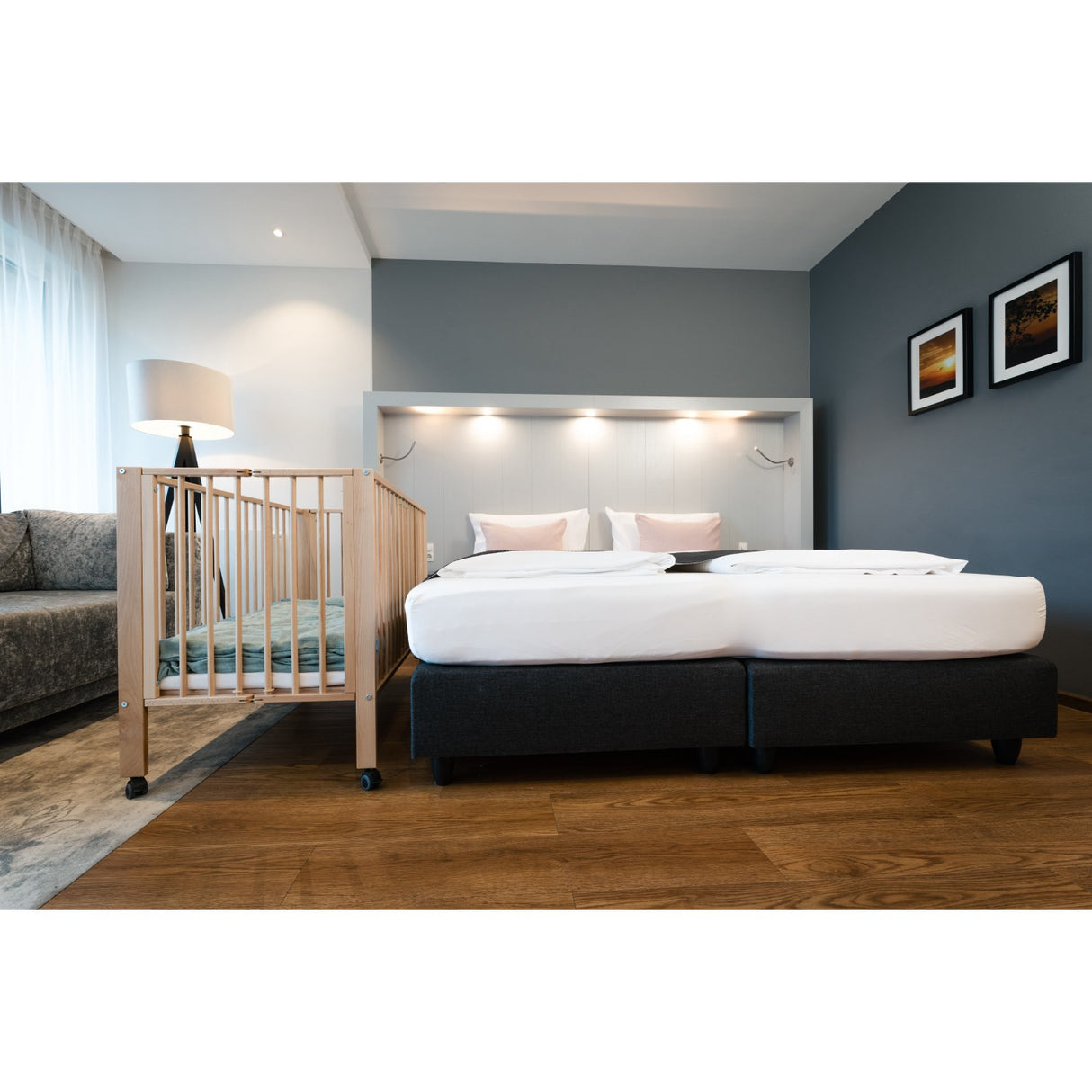 tiSsi® Nature Jori Sammenklappelig Seng Massiv Bøg