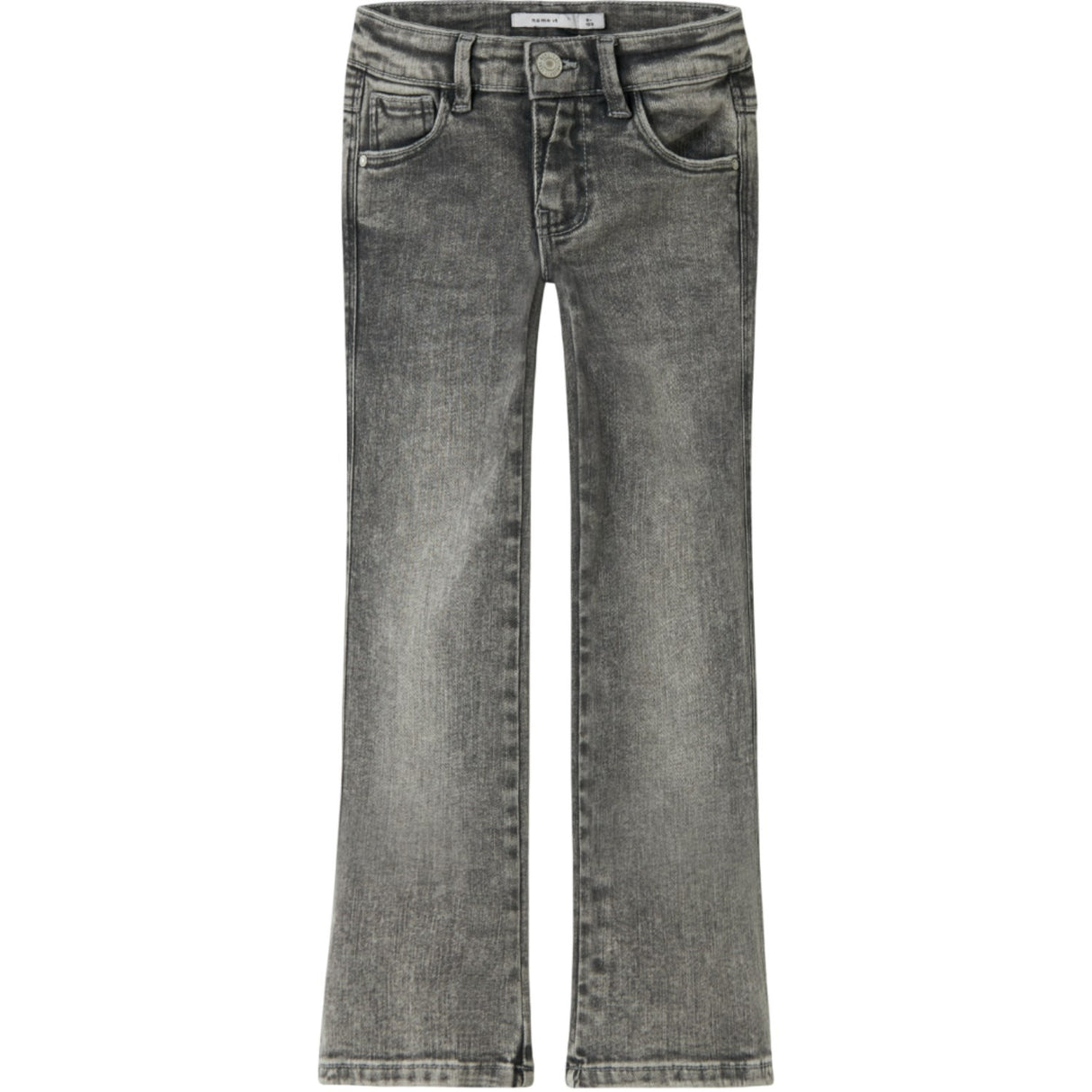 Name It Light Grey Denim Nkfpolly Skinny Støvle Jeans 1142-Au Noos