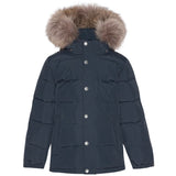 Ver De Terre 600 Navy Down Jakke W/Fur
