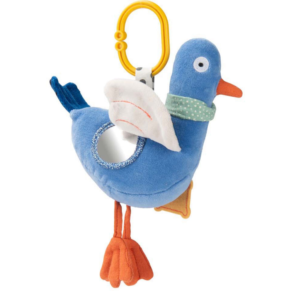 Moulin Roty Aktivitetstøjdyr Med Ophæng Duen Michel Puce & Pilou