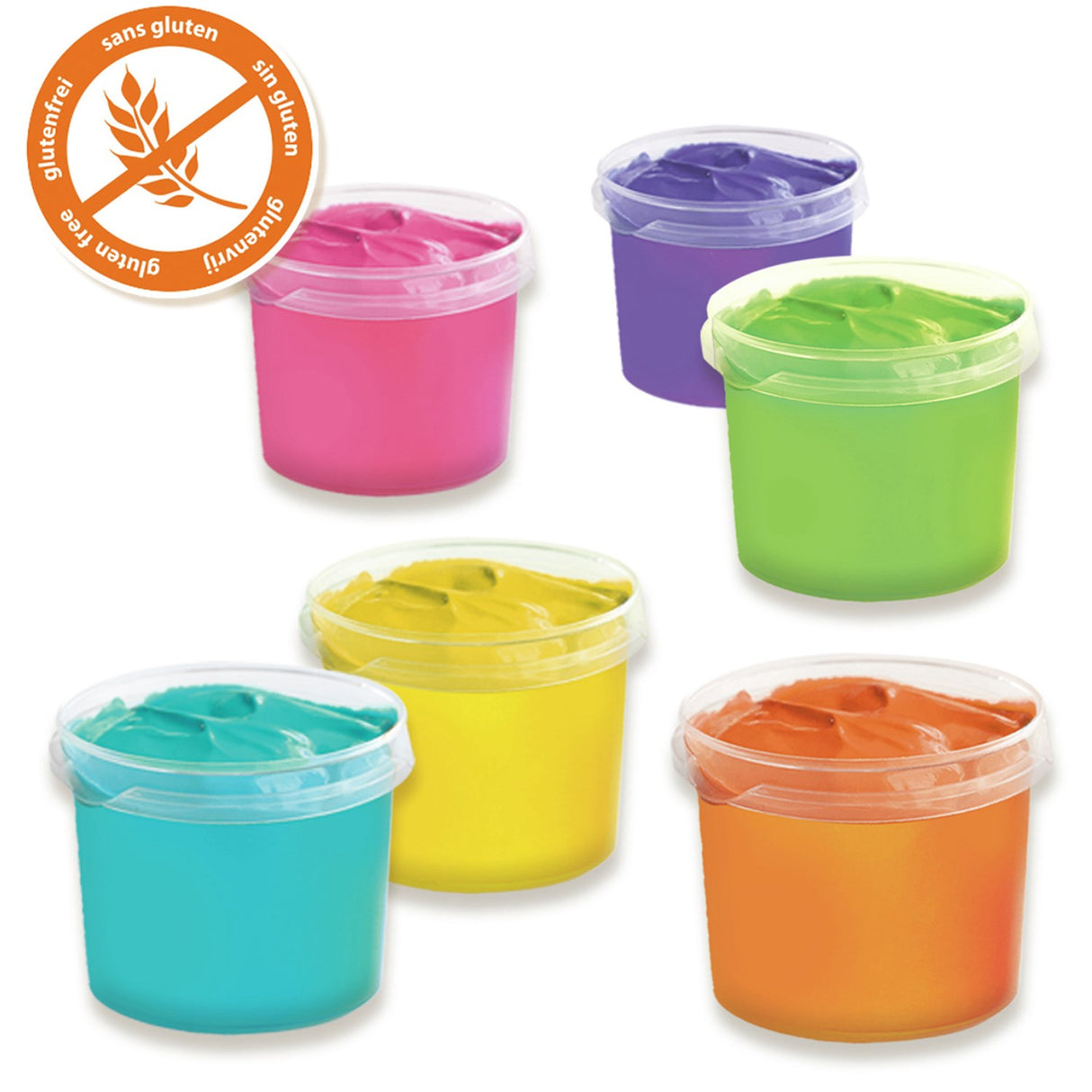 SES Creative Fingermaling Megasæt 6X110Ml