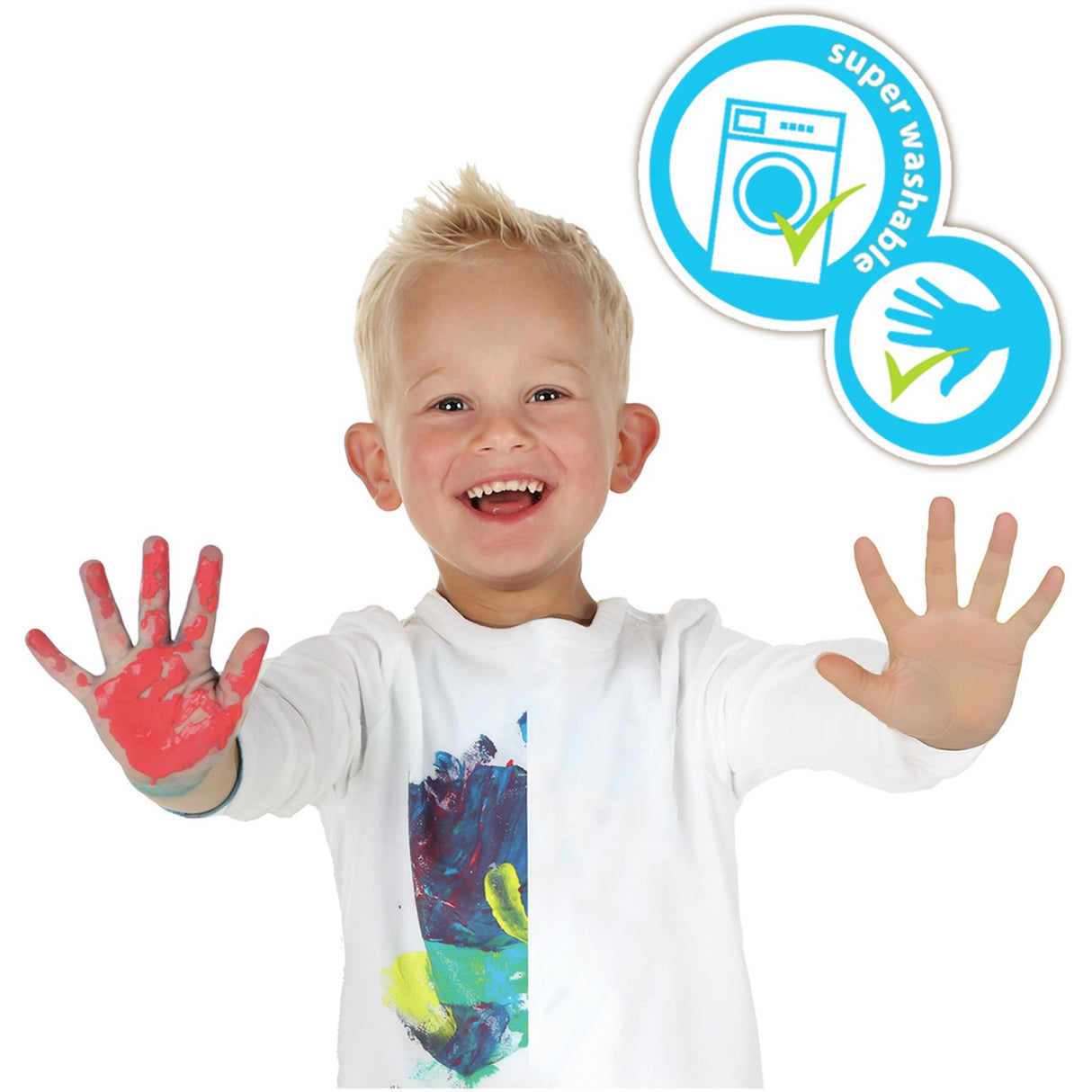 SES Creative Fingermaling Megasæt 6X110Ml