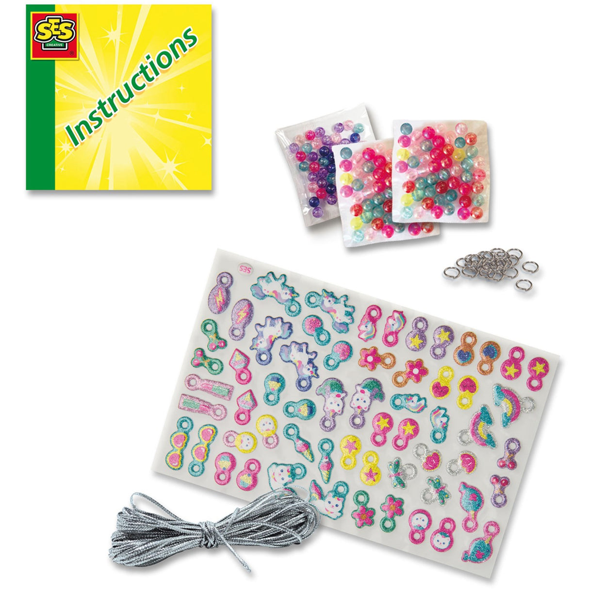 SES Creative Lav Dine Egne Armbånd Puffy Stickers