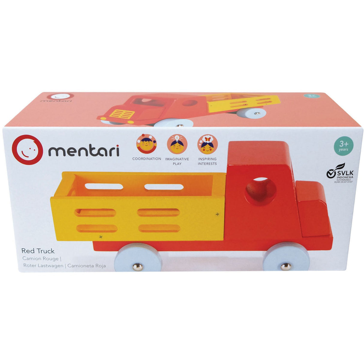 Mentari Rød Lastbil