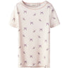 Lil'Atelier Peach Blush Butterfly Gayo Sig Slim T-Shirt