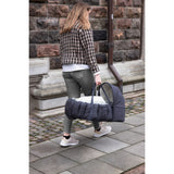 Sebra Blue Olive Hætte Til 3-In-1 Baby Nest