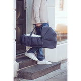 Sebra Blue Olive Hætte Til 3-In-1 Baby Nest