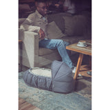 Sebra Blue Olive Hætte Til 3-In-1 Baby Nest