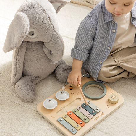 Sebra Wooden Aktivitetspanel Musik