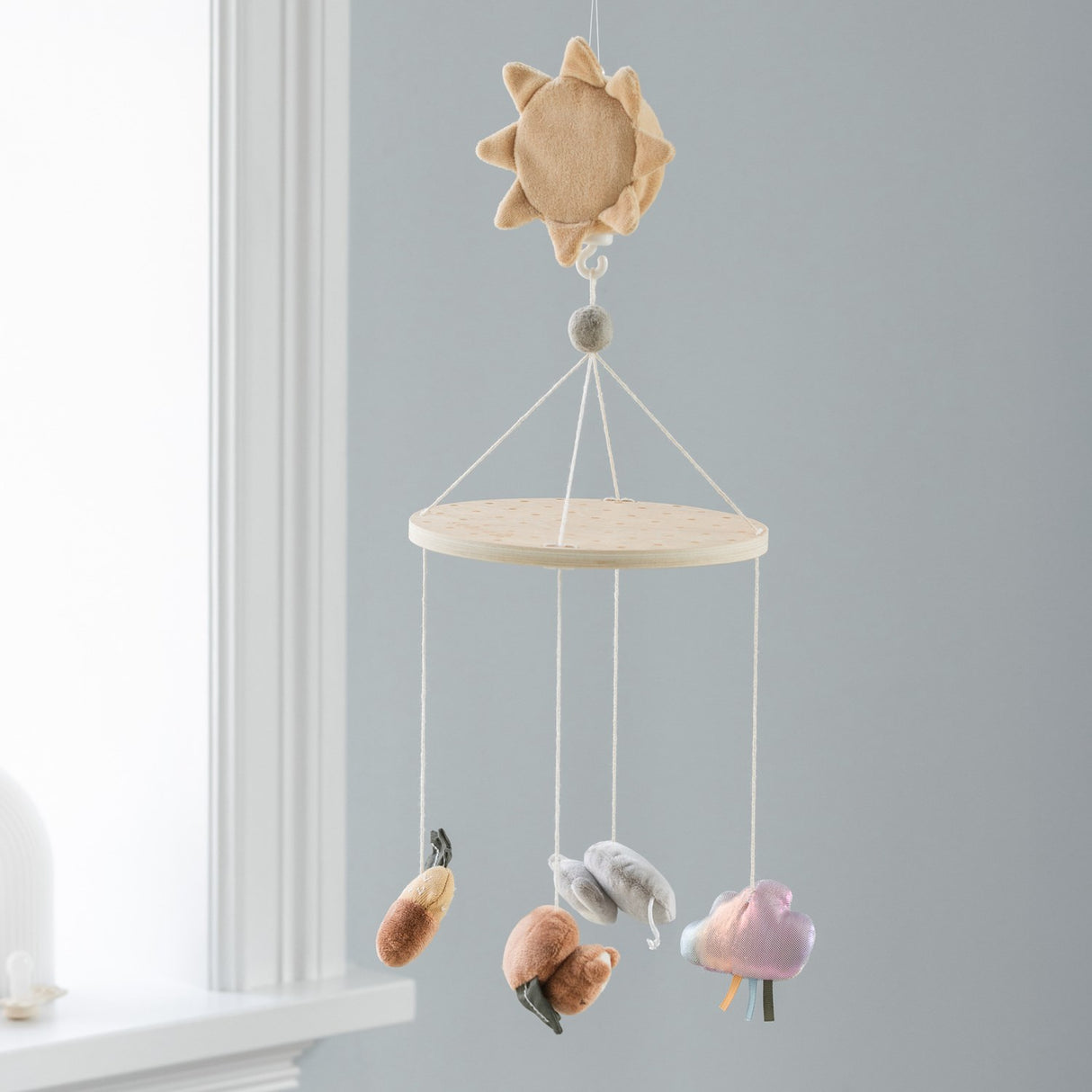 Sebra Woodland Baby Musikuro Med Spejl