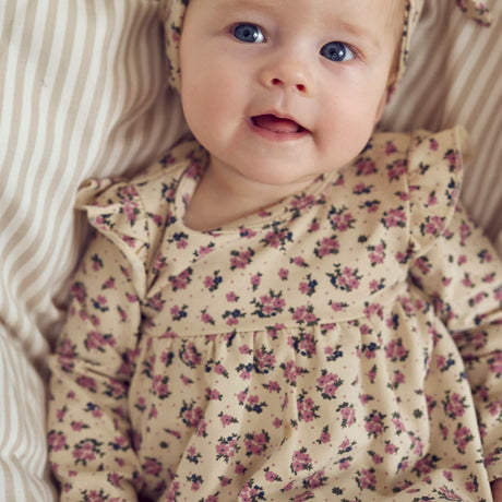 Müsli Oak/ Nostalgia Rose/ Deep Green Zinna L/S Kjole Body