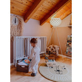 tiSsi® White Laquer Jori Sammenklappelig Børneseng Massiv Bøg