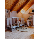 tiSsi® White Laquer Jori Sammenklappelig Børneseng Massiv Bøg