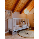 tiSsi® White Laquer Jori Sammenklappelig Børneseng Massiv Bøg