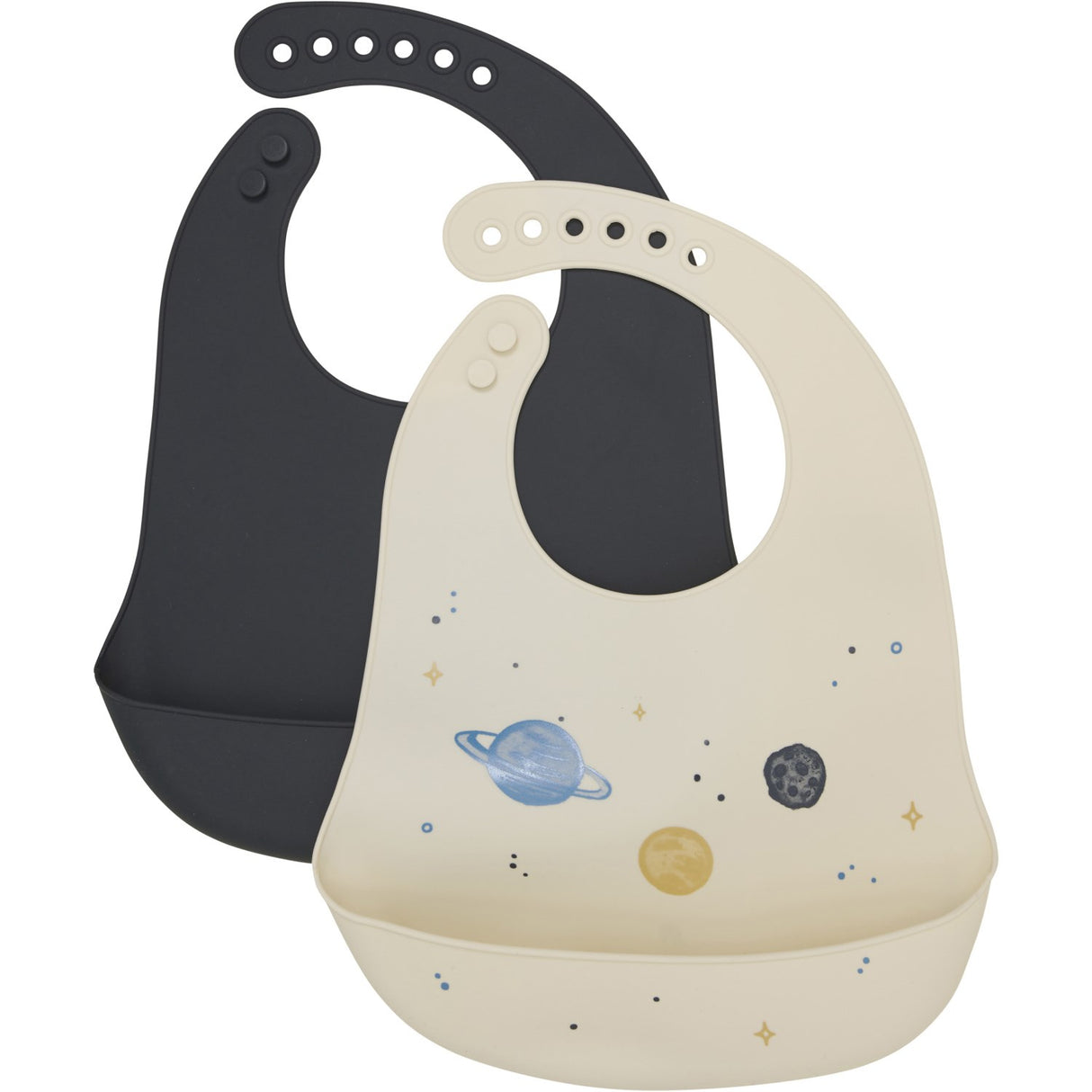 CeLaVi Dark Navy Silicon Hagesmæk (2-Pack)