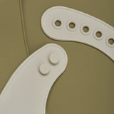 CeLaVi Khaki Silicon Hagesmæk (2-Pack)