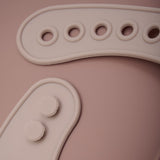 CeLaVi Burlwood Silicon Hagesmæk (2-Pack)