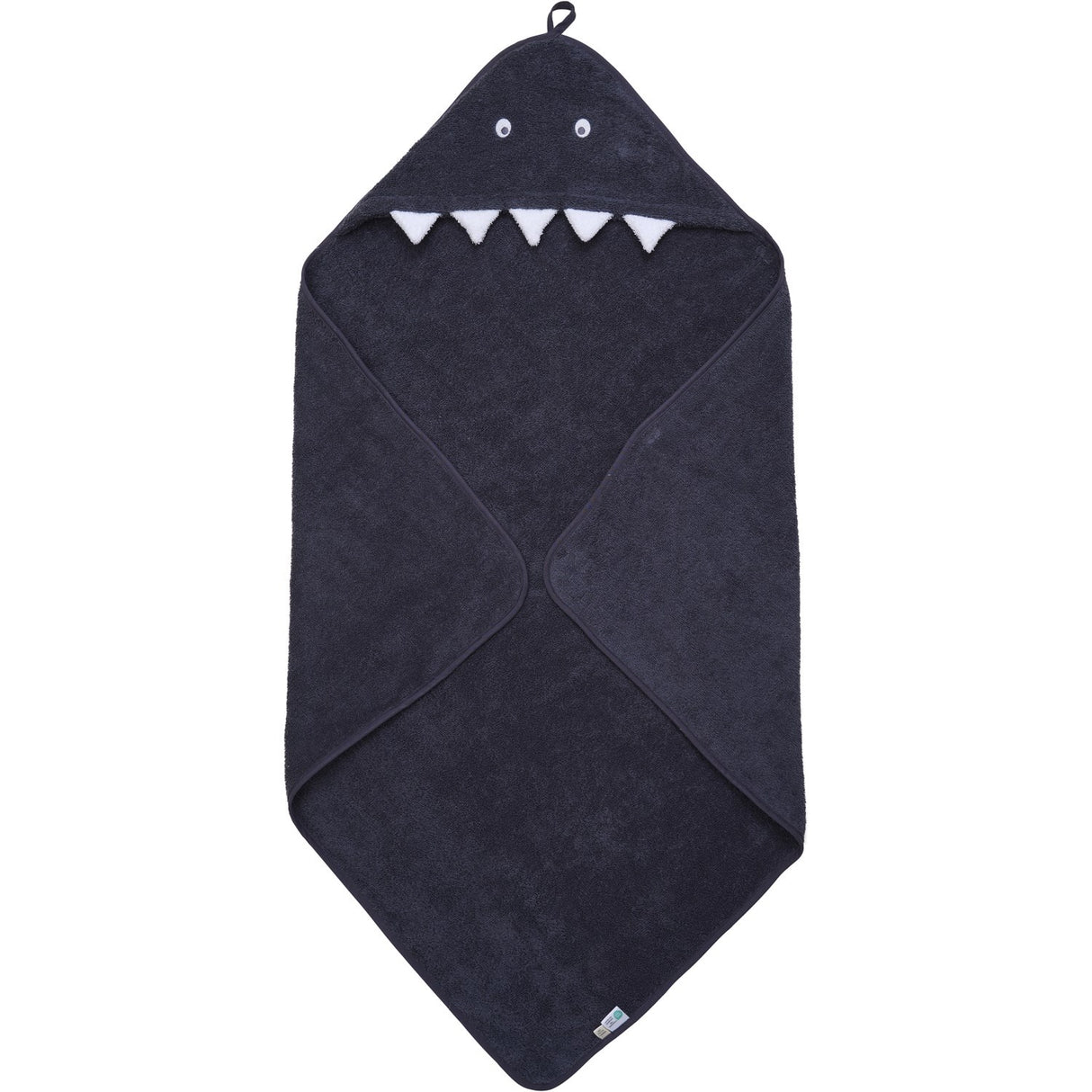 Pippi Odyssey Gray Hooded Baby Håndklæde