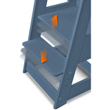 tiSsi® Dove Blue Laquer Felix Læringstårn Massiv Bøg