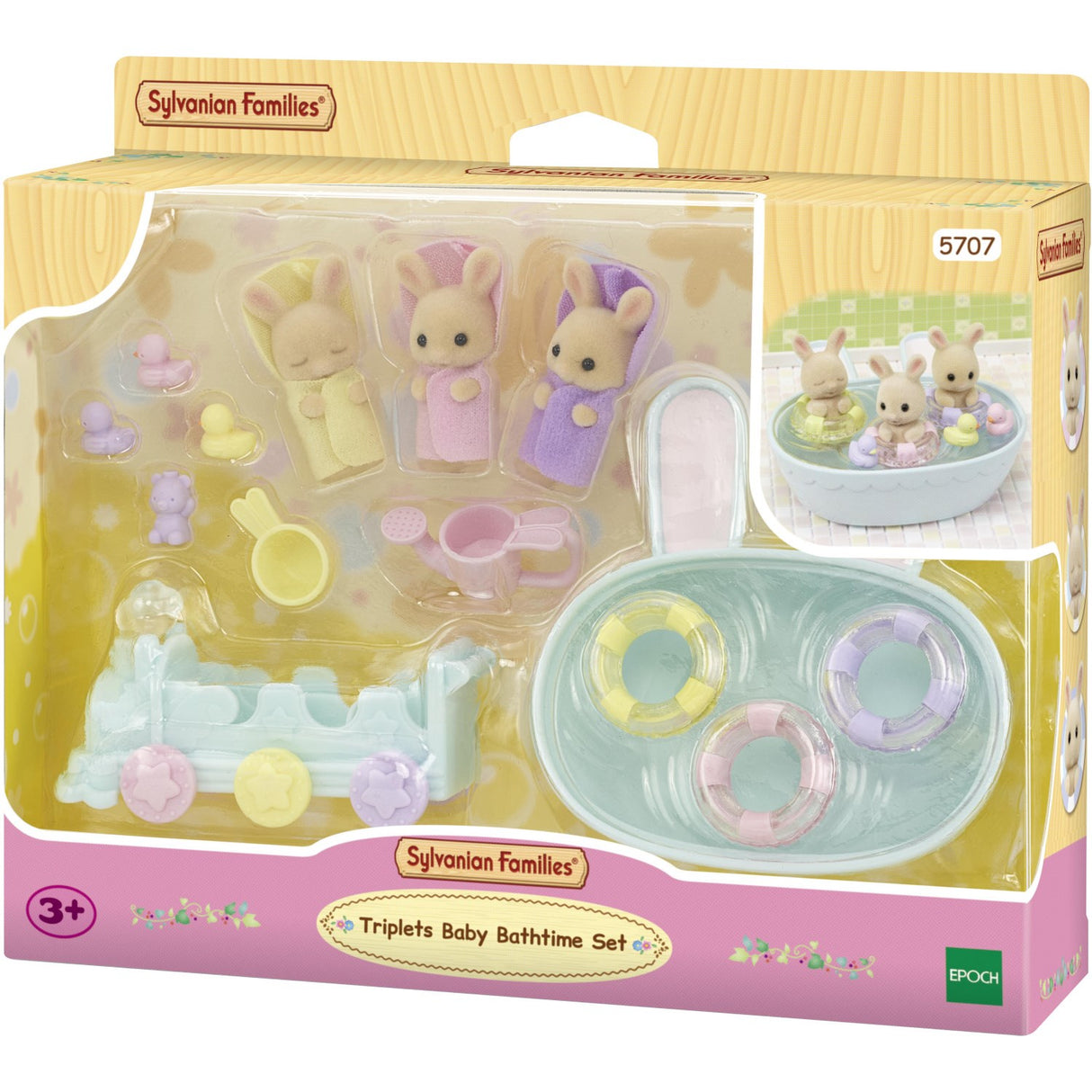 Sylvanian Families® Trillinge badetid