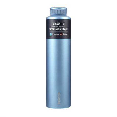 Sistema Peace Blue Stainless Steel Drikkedunk 600 Ml