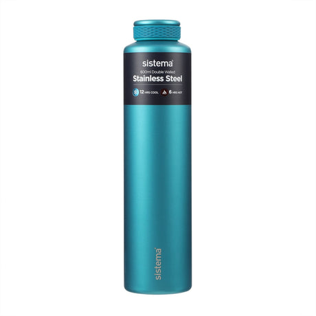 Sistema Stainless Steel Drikkedunk 600 ml Wild Teal