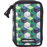 Euromic Minecraft Fyldt Dobbelt Penalhus