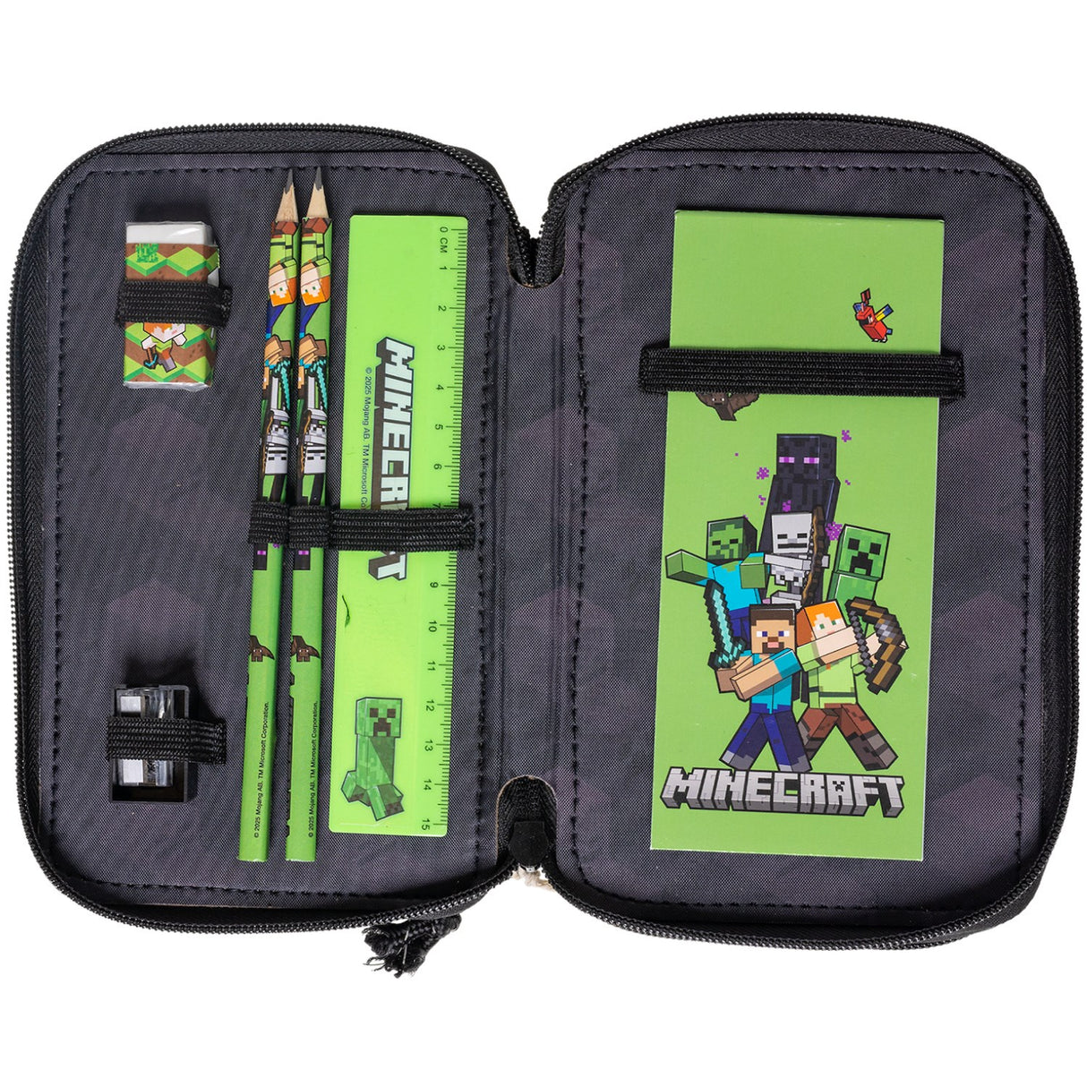 Euromic Minecraft Fyldt Dobbelt Penalhus