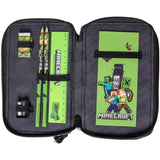 Euromic Minecraft Fyldt Dobbelt Penalhus