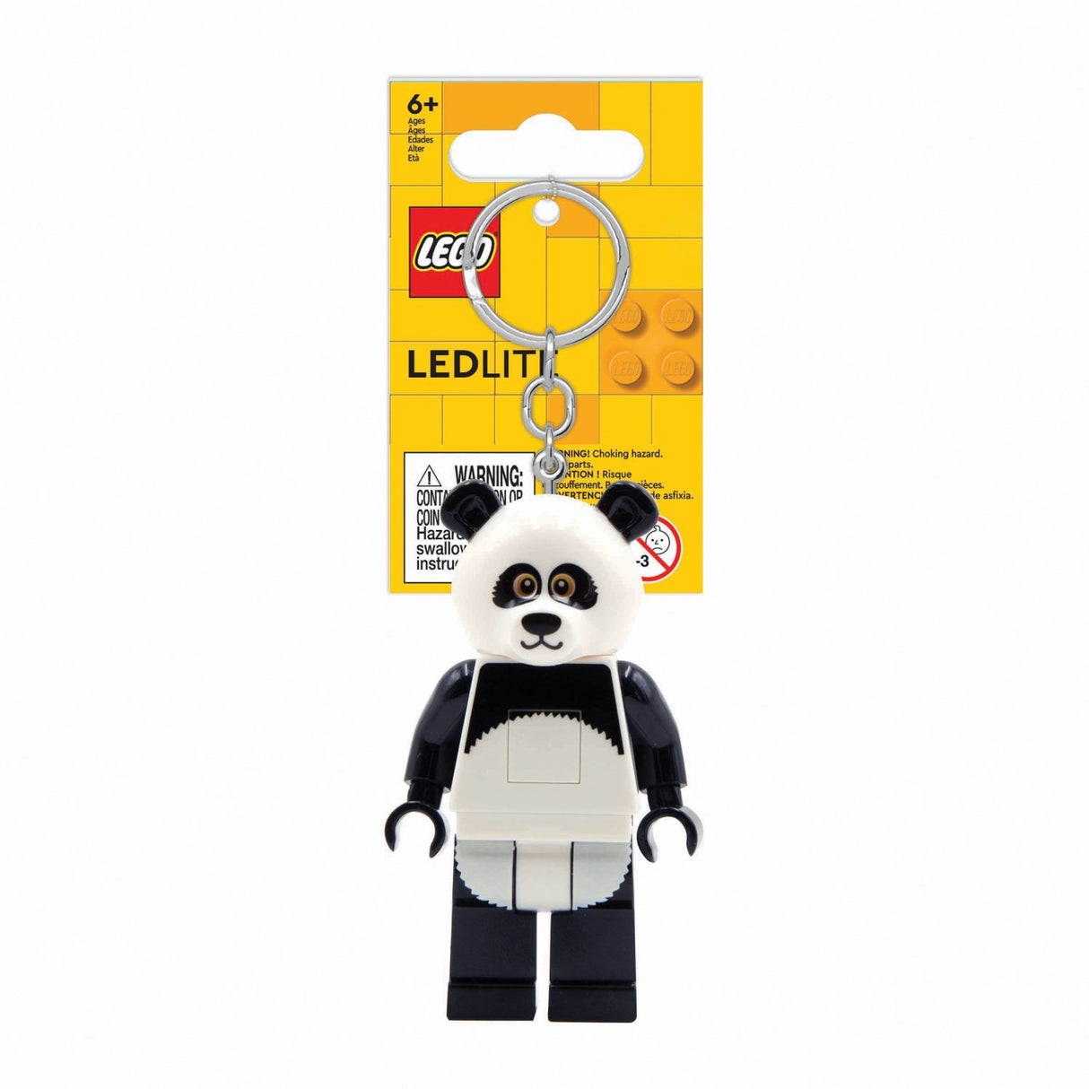 Euromic Lego® Minifigures™ Nøglering Med LED Lys Panda Guy