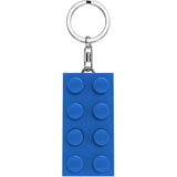Euromic Lego® Minifigurines™ Nøglering Med Lys 2X4 Brick Blue