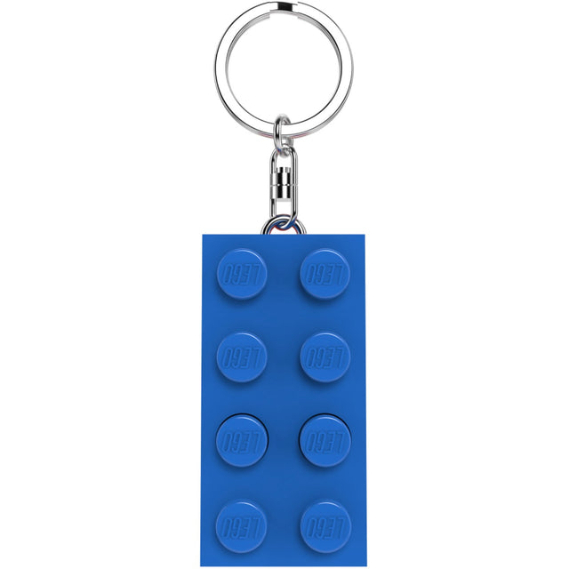 Euromic Lego® Minifigurines™ Nøglering Med Lys 2X4 Brick Blue