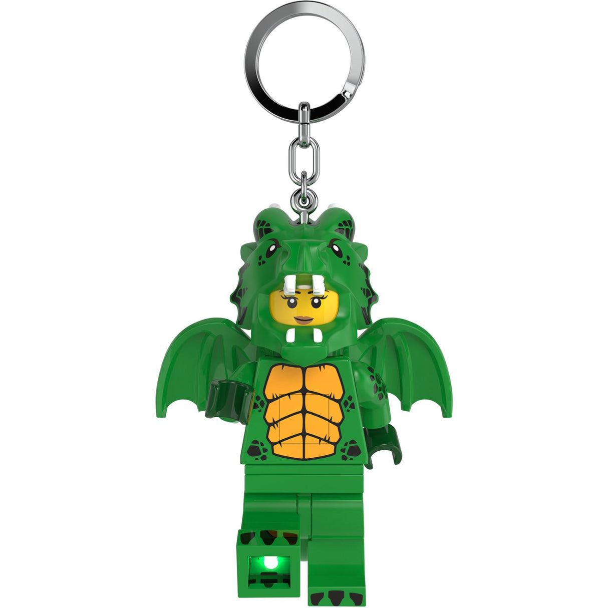 Euromic Lego® Minifigures™ Nøglering Med Lys Green Dragon Girl