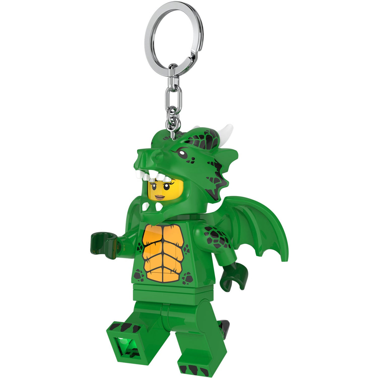 Euromic Lego® Minifigures™ Nøglering Med Lys Green Dragon Girl