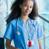 Euromic Lego® Minifigurines™ Nøglering Med Lys 2X4 Brick Red