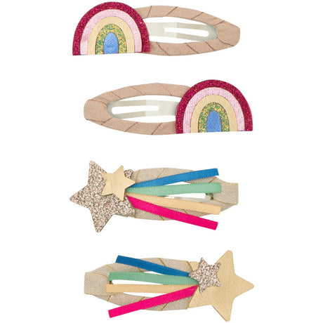Mimi & Lula 4 Hårspænder - Disco Over The Rainbow Dancing Queen