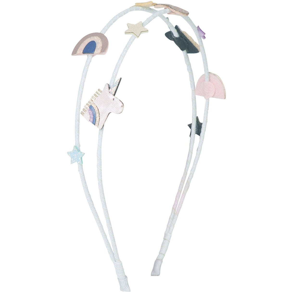 Mimi & Lula Dobbelt Hårbøjle - Unicorn Celeste