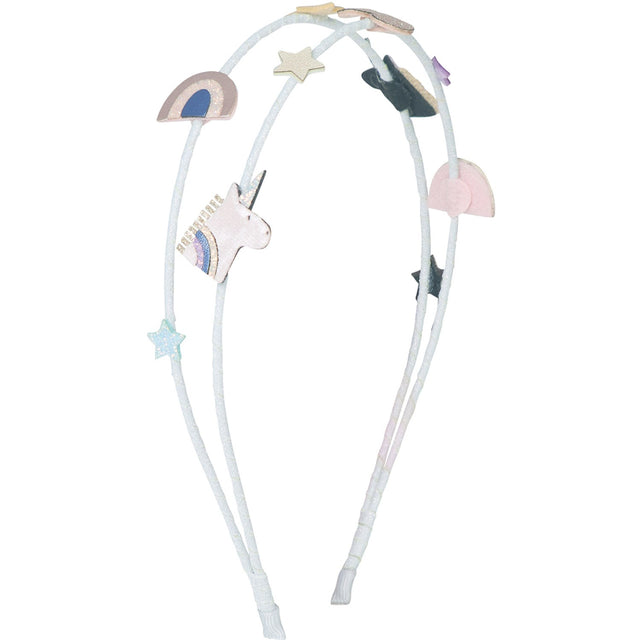 Mimi & Lula Dobbelt Hårbøjle - Unicorn Celeste