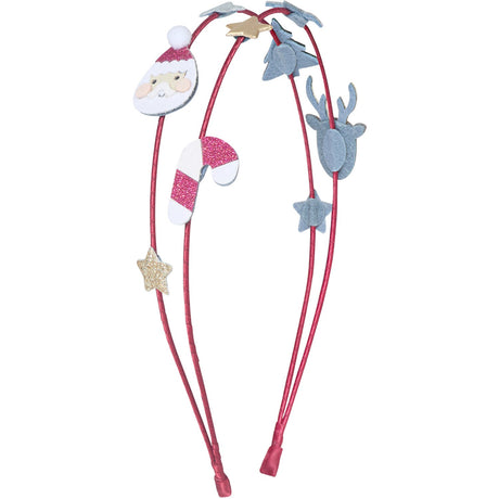 Mimi & Lula Dobbelt Hårbøjle - Santa Christmas