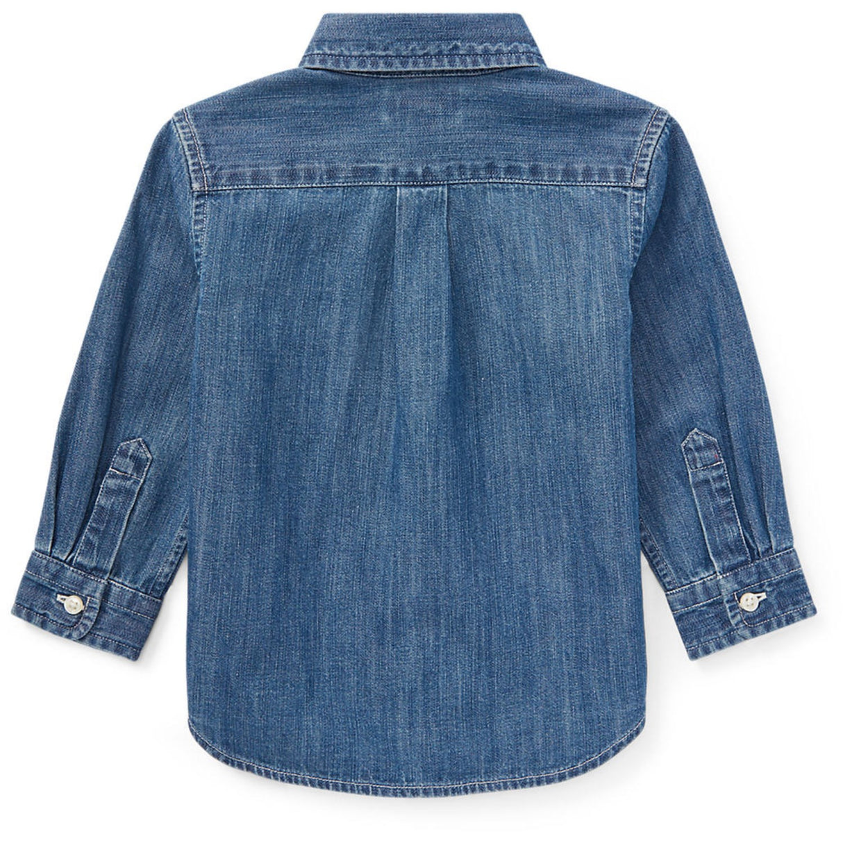 Ralph Lauren Baby Dk Blue Baby Boy Sport Skjorte