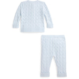 Ralph Lauren Baby Pearl Blue Baby Boy Jumper Sæt