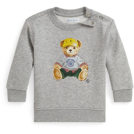 Ralph Lauren Baby Lt Grey Heather Baby Boy Sweatshirt