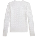 Polo Ralph Lauren Optic White W/ Navy Girl Pullover