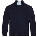 Polo Ralph Lauren Rl Navy Boy Full Zip Sweater